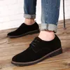 plus size 39-48 genuine leather men casual flats waterproof dress oxford man shoes lace up for work male loafers