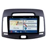 9 인치 안드로이드 GPS 자동차 DVD 스테레오 휴대용 플레이어 2007-2011 Hyundai Elantra와 보조 백미어 카메라 OBD II