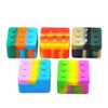 Ny stil Lego Shape Factory 4 + 1 50mm Stor non-stick silikonbehållare för vax tabacco olja FDA hookahs