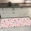 Princesa Sailor Moon Luna Mars Puerta Mat Piso Alfombra Alfombra Sala de estar Cocina Antideslizante Niñas Rosa Regalos Y200527