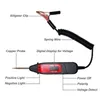 Herramientas de diagnóstico Universal 5-36V LCD Probador de circuito digital Herramienta de voltaje Sonda de energía automotriz Escáner Medidor de pluma de automóvil U9E5