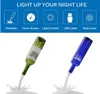 Novelty spel häll lampan LED Night Light Wine 3D Uppladdningsbar USB Touch Switch Fantasy Bottle Decoration Bar Party