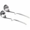 Skedar 2st Soup Ladle Slotted Sked Pot Hängande Colander Köksverktyg