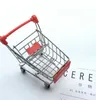 Mini Winkelwagen Craft Accessoires Kleine Supermarkt Trolley Metal Model Egg Toy