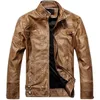 Mens läderjackor höst vinter manlig klassisk motorcykel hög kvalitet PU läderjacka casual jaqueta de couro masculin 5xl 211018