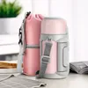1200ml 304 stainless steel Vacuum Flask Creative Pot Kettle Large Hot Water Bottle With Strap For Outside Picnic