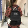 Сумки на открытом воздухе Серые женщины рюкзак для девочек школа для подростков простые лоскутные изделия легкая оксфордская спинка задних пакетов Женщины книги Preppy 2021
