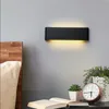 Lampada da parete al letto a LED rettangolare da letto per interni soggiorno bagno corridoio lampada decorativa