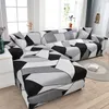 Geometrische Sofa Cover voor Woonkamer Stretch Gedrukt Bekleding Huisdieren Elastische stofdichte hoek L Vorm Chaise Longue Slipcovers 211116