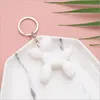 Colorful Balloon Dog Keychain Charm for Man Soft Rubber PVC Cute Women KeyChains Car KeyRing Bag Phone Pendant8751465