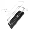 1.0mm transparente à prova de choque duro acrílico tpu híbrido capa tampa para iphone 13 12 11 pro max xs xr 6 7 8 mais 100 pcs / lote