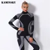 Blackarachnia Långärmad Gym Sport Top Kvinnors Turtlenrck Seamless T-shirt Fitness Kvinna Sport Tshirt Workout Toppar för kvinnor 210720