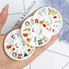 12pcs/wiel Christmas Metal 3D Joowerly Nail Art Decorations Charms Ally Glitter Nagels Pailletten Accessoires Manicure Tool