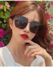 Lunettes de soleil à la mode pour femmes, Style coréen, résistantes aux UV, visage rond, grand, amincissant, 2021