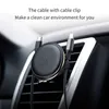Basis Magnetic Car I für Huawei Kabelclip -Organizer 360 Rotation AIR Vent Mount Mobiltelefonhalter Stan Stan
