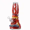 Narghilè stile occhio di Halloween Bong grandi da 11 pollici Bong in vetro spesso 7 mm Bong Polpo Tubi d'acqua Tubo dritto Olio Dab Rigs 18mm Giunto con downstem diffuso