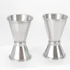 Barware Rvs Jigger Barmender Drink Mixer Liquor meten Dubbelzijdige meetbeker Cocktail Liquor Bar Metende Cups T3i51598