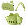 High-quality Soap Holder Sponge Drain Rack Silicone Storage Basket Bag Faucet Rack Adjustable Sink Kitchen Utensils