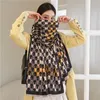 Scarves Women Winter Scarf Cashmere Wraps Design Plaid Pashmina Shawls For Ladies Thick Warm Hijab Blanket Female Bufanda Stoles