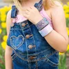 Glittrande rosa poparmband parti levererar barn paljetter flickor armbandsgåva sjöjungfru sequin armband gåvor zc046