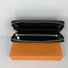 ホットデザイナーウォレットオリジナルの財布カードホルダーファッションレザーロングウォレットクラシックブラウンプリント格子縞の格子縞のポケットパラスバッグコイン財布複数の色021