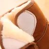 Plush Warm Baby toddler boots shoes child snow boots shoes for boys girls winter snow boots comfy kids baby toddler shoes 210317