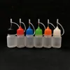 Tom plastfyllningsbar flaska Squeezable Needle-flaskor 3ml 5ml 10ml 20 ml 30 ml 50 ml 100 ml 120 ml flytande droppar Sample ögon droppe