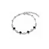 Bracelet Bracelets S925 Tiktok Trèfle À Quatre Feuilles Bracelet Femme Vibrato Argent Bijoux Kwai Herbe Main Ornements294P