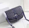 Axelväskor kvinnors läder goy luxurys designers plånbok handväska messenger väska lutande A22866