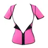 Damesvormers roze zweten neopreen taille trainer buikcontrole vrouwen bodycon corsets cincher fitness shapewear body shaper underbust