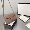 Плоский прямоугольный женский классический кошелек винтажный аппаратный кошельщик с цепочками Twill Suture дизайн сумки 6 цветов