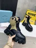 최고 품질 디자이너 여성 Rois Monolith Combat Boots For Winter Work Shoes 패션 플랫폼 부츠 Book Nylon Woman With Box