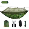 Mosquito Net Hammock 16 Цвета 260 * 140см Открытый Парашютный Ткань Поле Кемпинг Палатка Сад Кемпинг Качели Подвесной Кровать