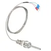 PT100 RTD-temperatuur -50 ~ 500 graden 2m roestvrij stalen sensor probe 1/2 "NPT