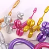 Pcs Long Glossy Metal Pearl Latex Balloons Thick Chrome Metallic Colors Inflatable Air Balls Globos Birthday Party Decor