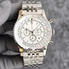 43mm B1 AB0127211 AB0121211 Japonia Quartz Chronograph Mens Zegarek Niebieski Dial Biały Subdial Stopwatch Bransoletki ze stali nierdzewnej Zegarki Hello_watch A99A (4)