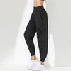 Lu Yoga hochwertige neue einfarbige Tasche Yogahose weiblich lose Bündel Fuß Laufen Fitness Quickdry hohe Taille Casual Sports7917501