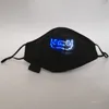 Ny Bluetooth programmerbar LED-ansikte Mask Lysande ljus för män Kvinnor Rave Lysande Mask Jul Halloween Ljus upp Mask T2I51717