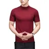 Sommar Pullover Mens Chandail Oversized Tröjor Ull Man Turtleneck Streetwear Sweater Knitwear Man Jumpers Höst Hedging Y0907