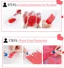 5D DIY adult children rose diamond painting kit, rhinestone painting art decoration for beginners 11.8X11.8inches RRD12792