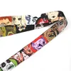 10 pçs / lote Horror personagens Michael Myers 90s Mulheres Pescoço Lanyard Keychain Telefone Strap Badge Holder Chaveiro Chaveiro Cosplay