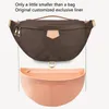 BAMADER Fits For BUMBAG Waist Bag Liner Bag Thicken Felt Cloth Travel Insert Cosmetic Bag Women Makeup Storage Organize Bags 220714