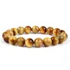 Mode Whole Män Kvinnor Multicolor Tiger Eye Handgjorda Custom Elastic 6/8/10/12 / 14mm Tiger Eye Natural Stone Bead Armband