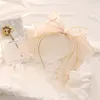 Baby Girls Bowknot Princess Hårtillbehör Lolita Organza 3D Bow Headband för barn Lovely Barn Gaze Bows Hairs Sticks D148