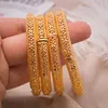 1 pcs 24k braceletes de dubai pulseiras mulheres menina pulseira de ouro pulseira de flores casamento cobre bride bride bijoux femme q0719