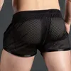 Mäns Shorts Mens Mesh Snabbtorkande Strand Kort Byxor Utbildning Övning Jogging Hål Sexig Sport