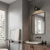 Lâmpada de parede Aisilan estilo moderno luz de parede ajustável preto / branco 7w para quarto de cabeceira espelho corredor de luz corredor AC90-220V 210724