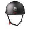 새로운 오토바이 헬멧 반 얼굴 헬멧 빈티지 레트로 cascos 파라 모토 스쿠터 따뜻한 모자 헬기 헬멧 Q0630