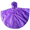 Enfants imperméables Cosplay Capes Capes Raincoat Rain Gein avec carton Logo Pratique Vêtements de pluie durable pour 3-12 ans