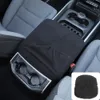 Black Car Console Armrest Box Cover Protective Case for Dodge RAM 18-20 Auto Interior Accessories